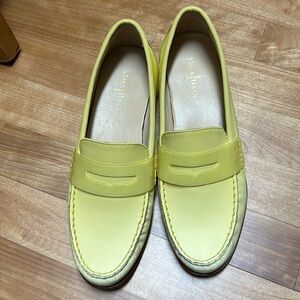 Cole Haan loafers, butter yellow color, size 7.5
